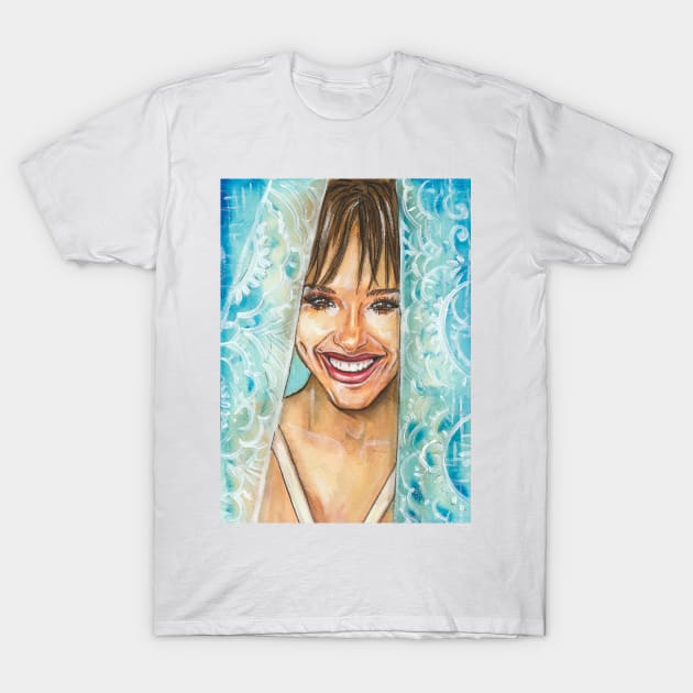 Jennifer Garner T-Shirt by Svetlana Pelin